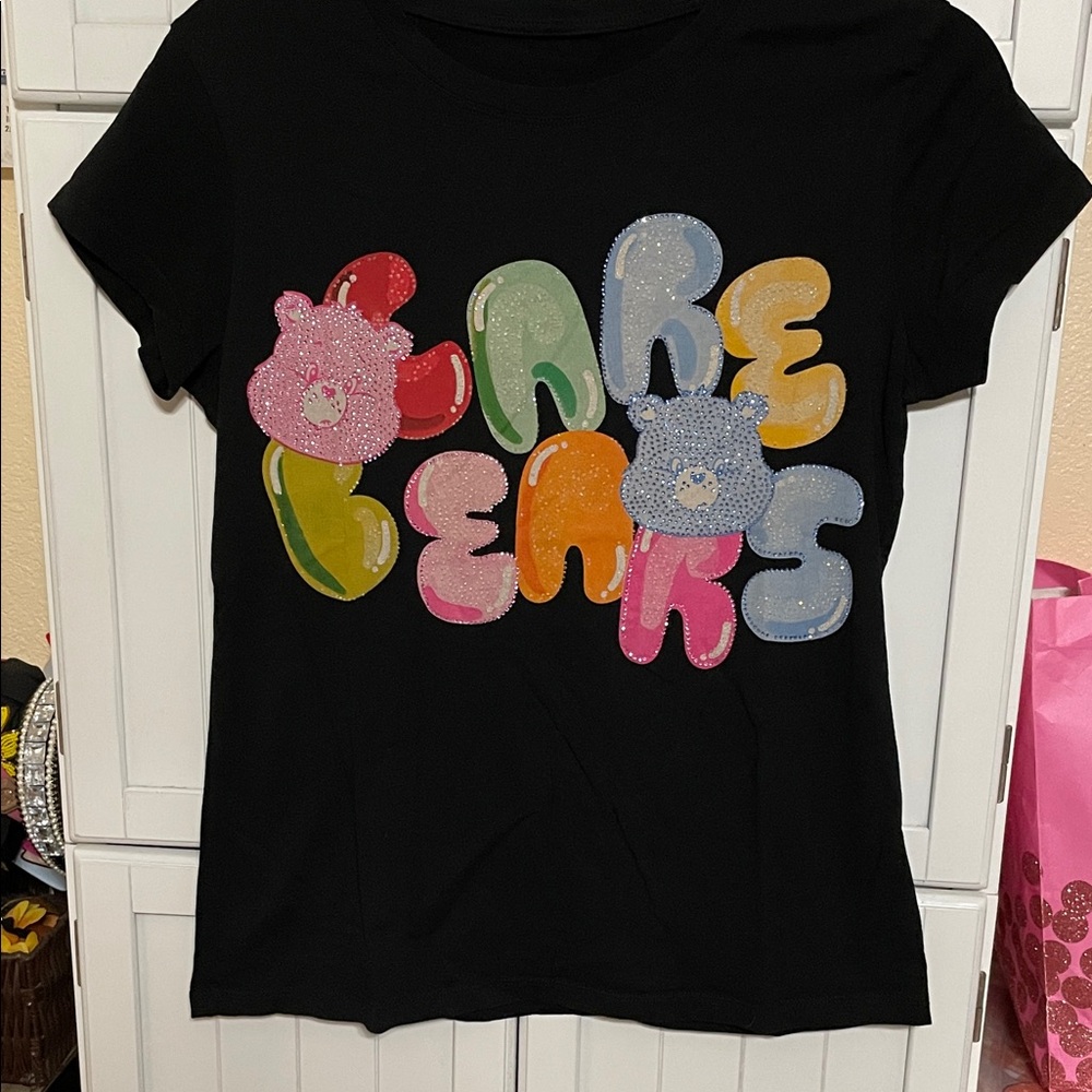 Care Bears Black Short Sleeve Tee